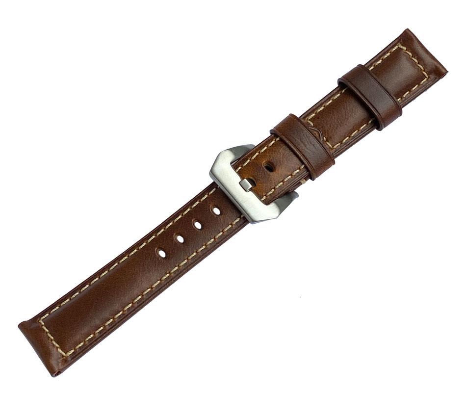Кожаный ремешок Primolux F001 Steel buckle для часов Xiaomi Amazfit SportWatch 2/Amazfit Stratos Brown (1206429351) - фото 5 Кожаный ремешок Primolux F001 Steel buckle для часов Xiaomi Amazfit SportWatch 2/Amazfit Stratos Brown (1206429351) - фото 5