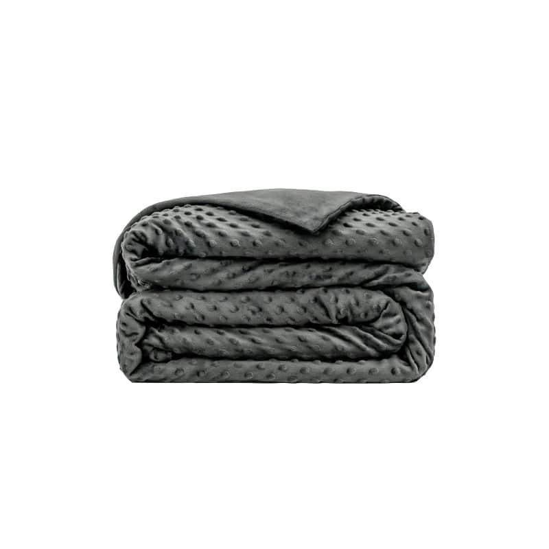 Плед-покрывало Dushka Home Велюр 21325 200х220 см Черный (8-6-5056897)