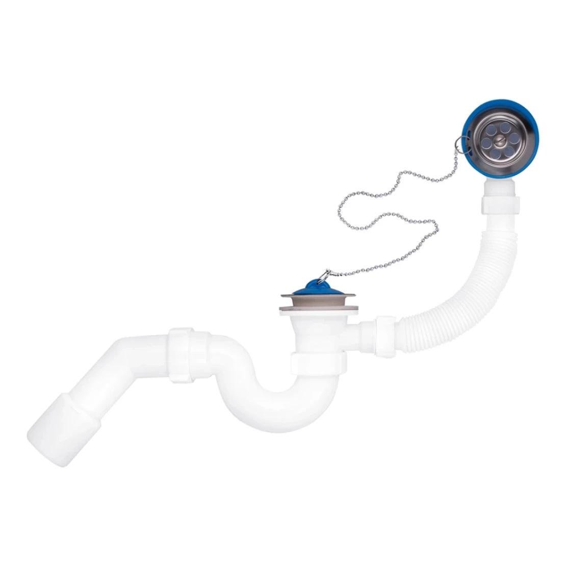 Сифон для ванны ANI plast Е156EU 1 1/2" х 50 мм с переливом (CV014131)