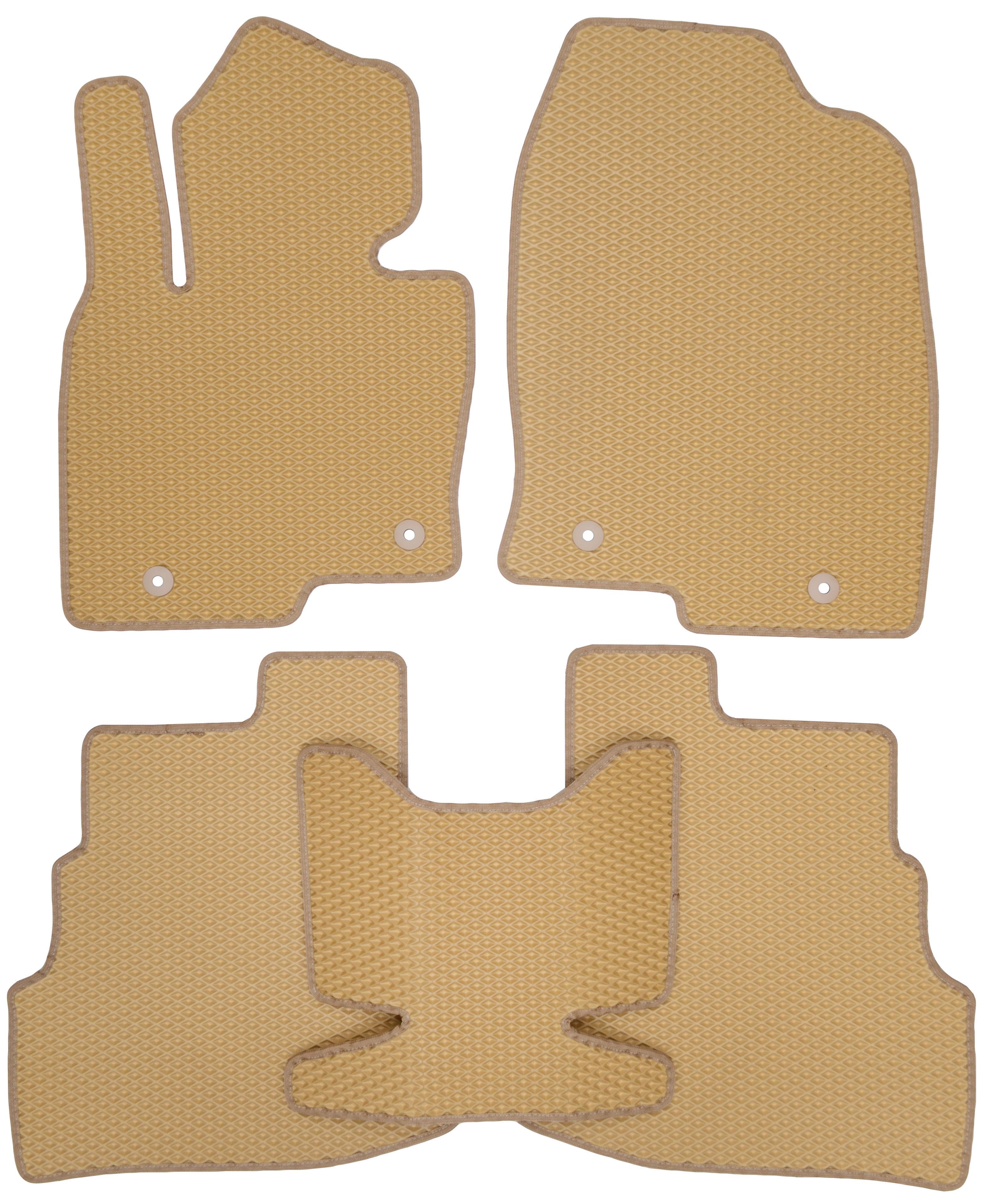 Коврики в салон для Mazda CX-9 '16- EVA-полимерные Бежевый (162239)