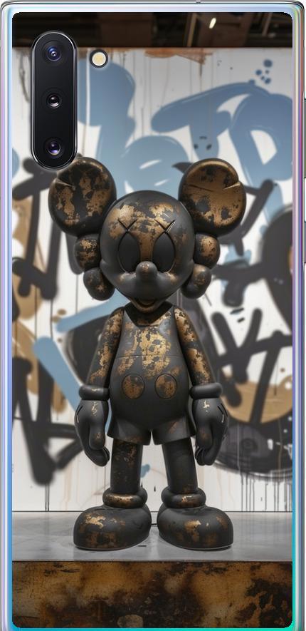 Чехол на Samsung Galaxy Note 10 Bronze kaws v2 (6098t-1718-42517)