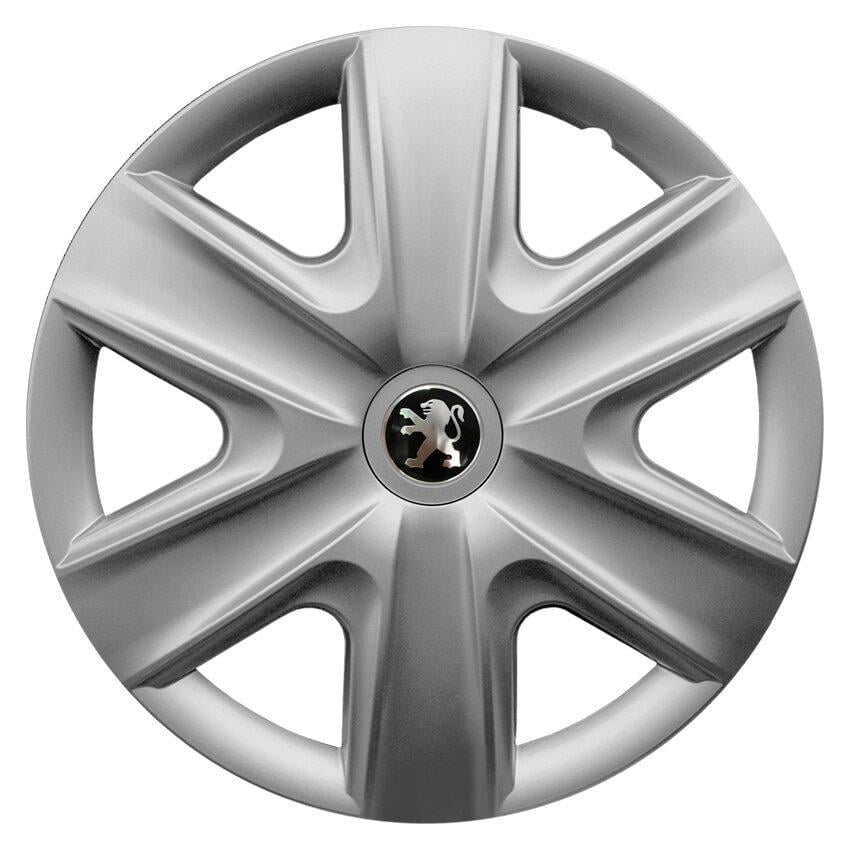 Комплект колпаков JAWOPLAST Hexan R15 для Peugeot 4 шт. Silver (28434786)