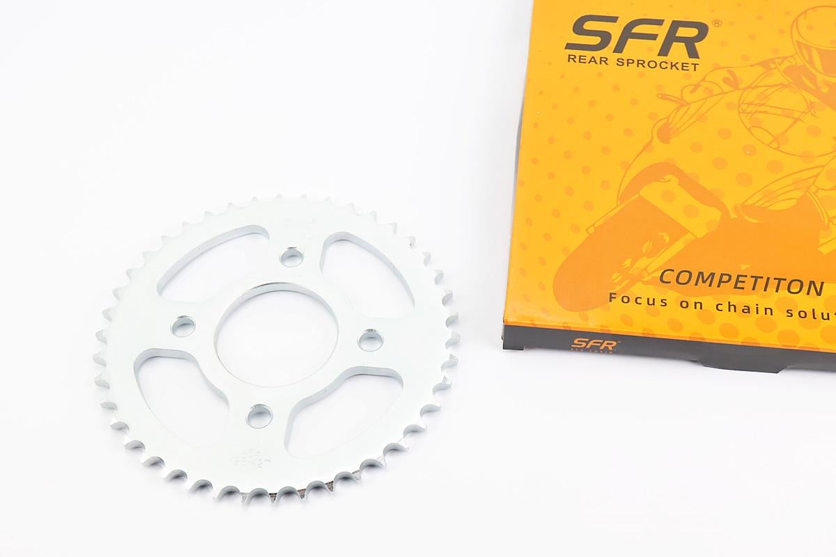 Зірка задня до мотоцикла BAJAJ BOXER BM BMX 125cc WY125 ZS125J 428-42T d=58 4 отвори 90 мм спицьоване колесо