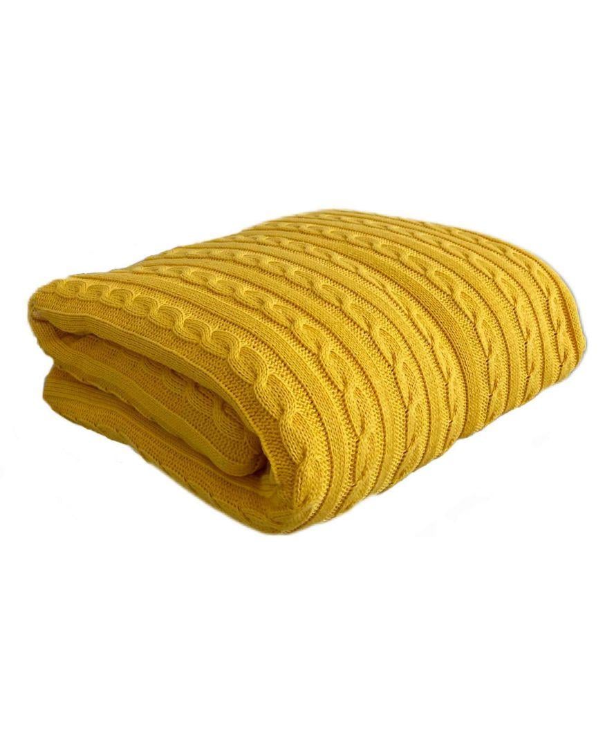Плед Exclusive Nature 140х180 см Желтый (026674) - фото 1