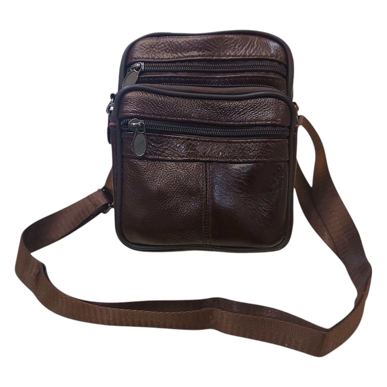 Сумка чоловіча із натуральної шкіри BR 01