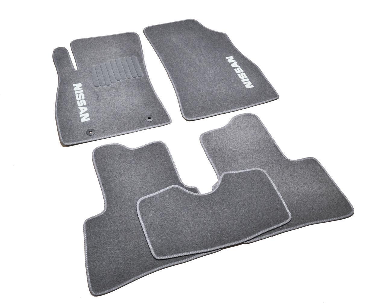 Коврики автомобильные ворсовые в салон для Nissan Juke 2010-н. в. МКП 5 шт. Серый (GRCR1408)