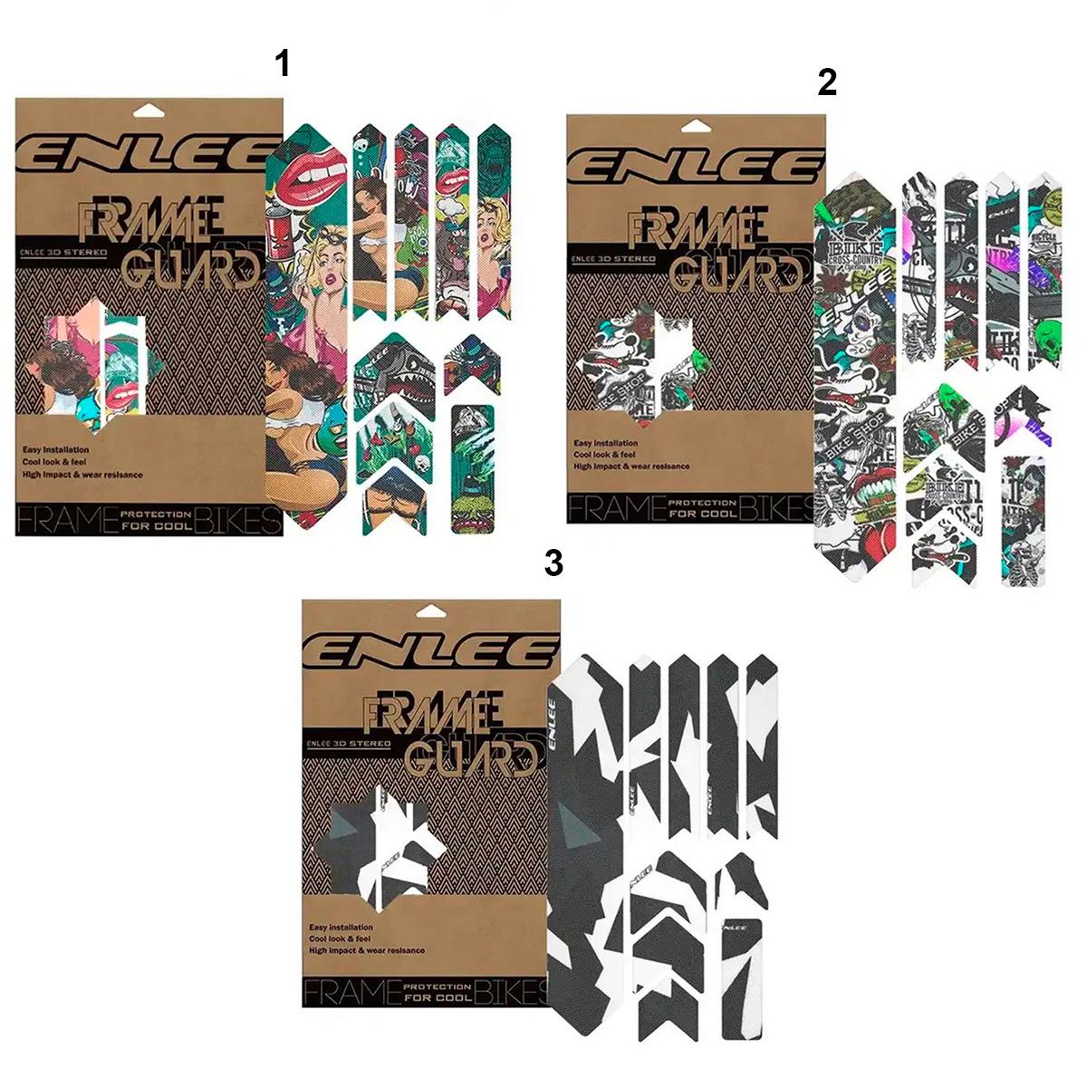 Наліпки захисні 3D на раму велосипеда Enlee Guard FG-20 стиль 1 (EN-FG20-1-3439) - фото 5 Наліпки захисні 3D на раму велосипеда Enlee Guard FG-20 стиль 1 (EN-FG20-1-3439) - фото 5
