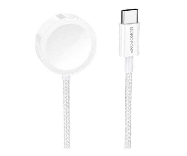Зарядное устройство беспроводное Borofone BQ37 для iWatch/SAM White