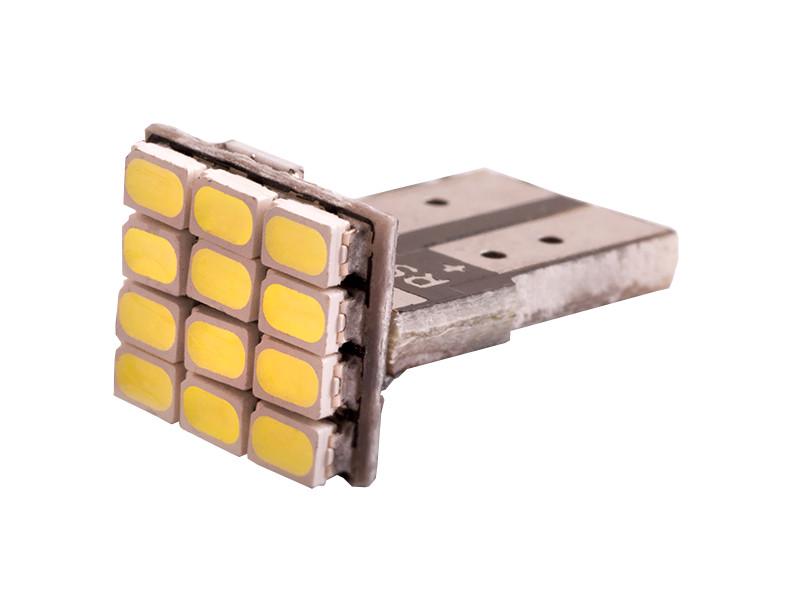 Автолампа светодиодная T10 W5W 12 В SMD1206-12led Белый (121)