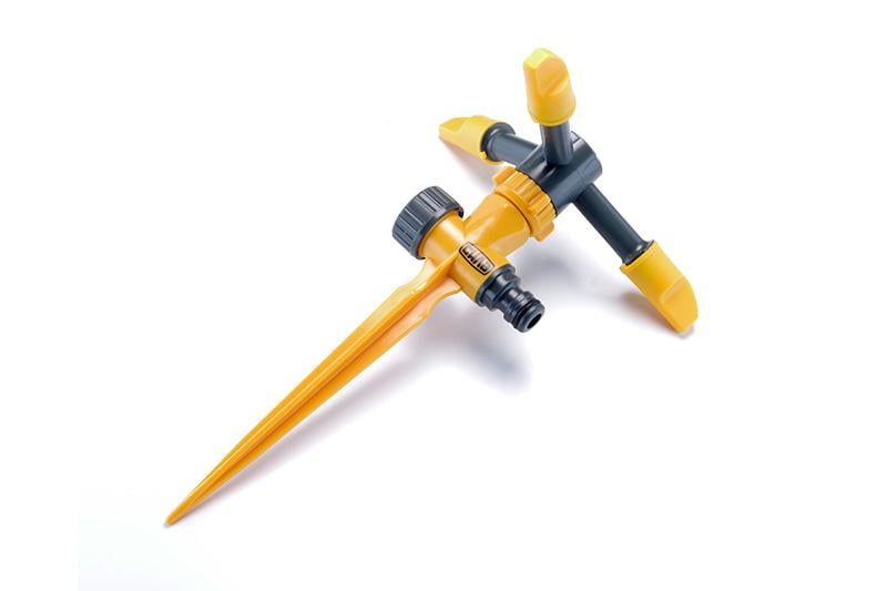 Дождеватель круговой с вращающейся головкой на пластиковом колочке (551305)