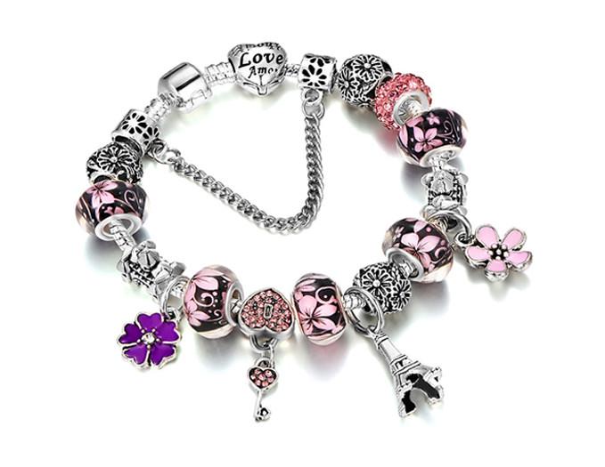 Женский браслет Primo Paris в стиле Pandora Pink (655565074)