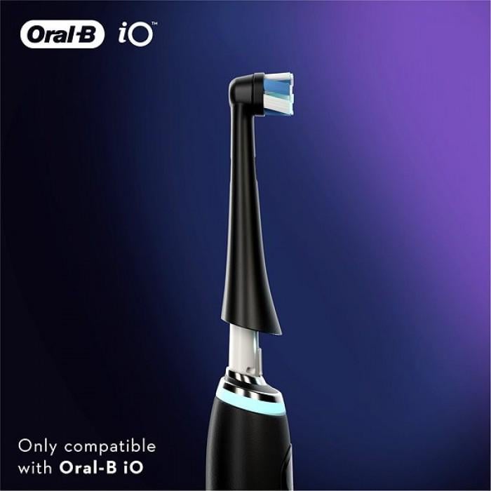 Насадка для зубной щетки Oral-B Braun iO Ultimate Clean 1 шт. Black (343434) - фото 4