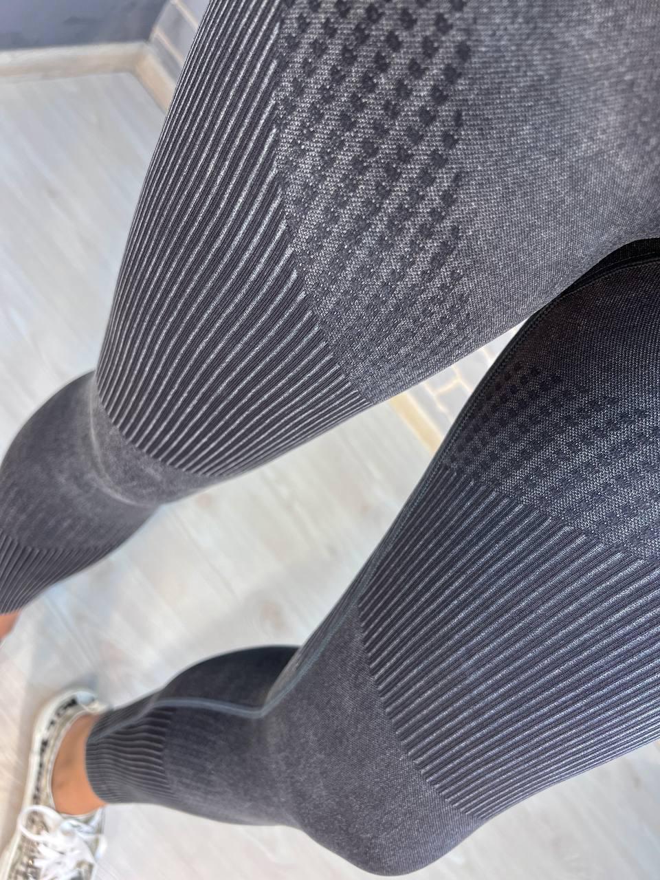 Лосины женские A-N 1026 вареные рубчик пуш-ап L Серый (2272) - фото 7 Лосины женские A-N 1026 вареные рубчик пуш-ап L Серый (2272) - фото 7