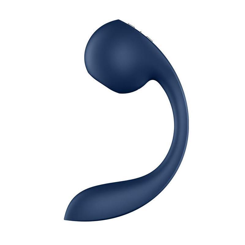 Вибратор-смарт вагинально-клиторальный Satisfyer Pro+ Wave 4 22,7 см Синий (56952)