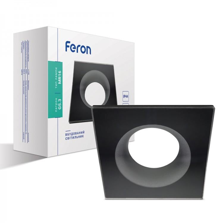 Світильник точковий Feron вбудований DL8920 BK Чорний