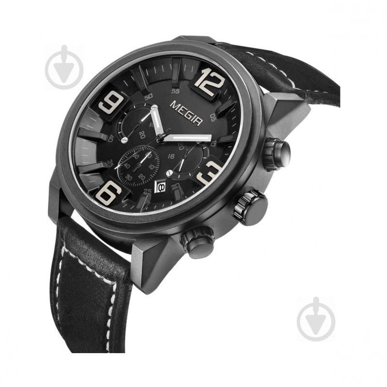 Часы Megir MG3010 Black (ML3010G-BK-1) - фото 2