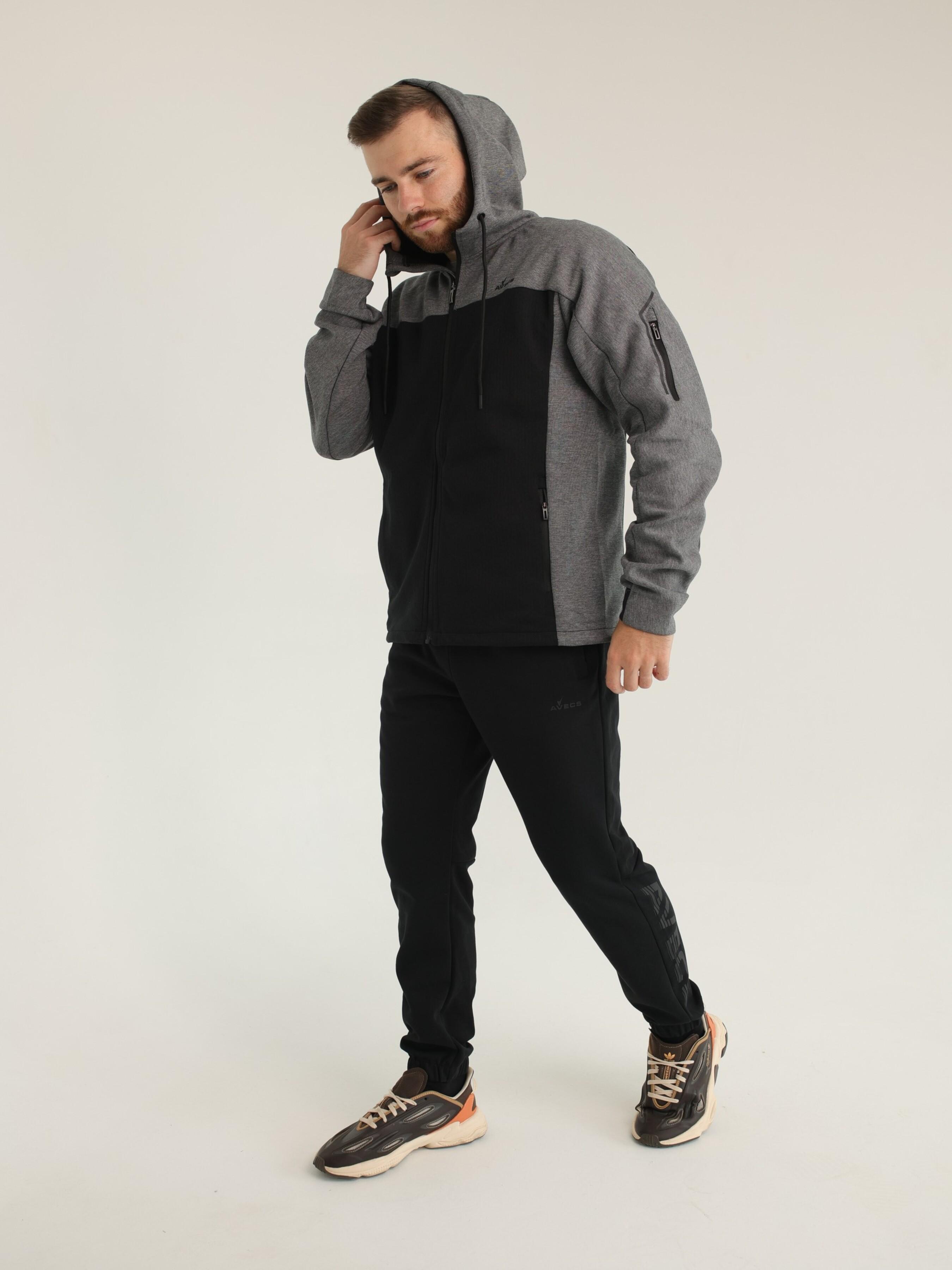 Спортивный костюм Avecs 50259-2 M Серый - фото 4