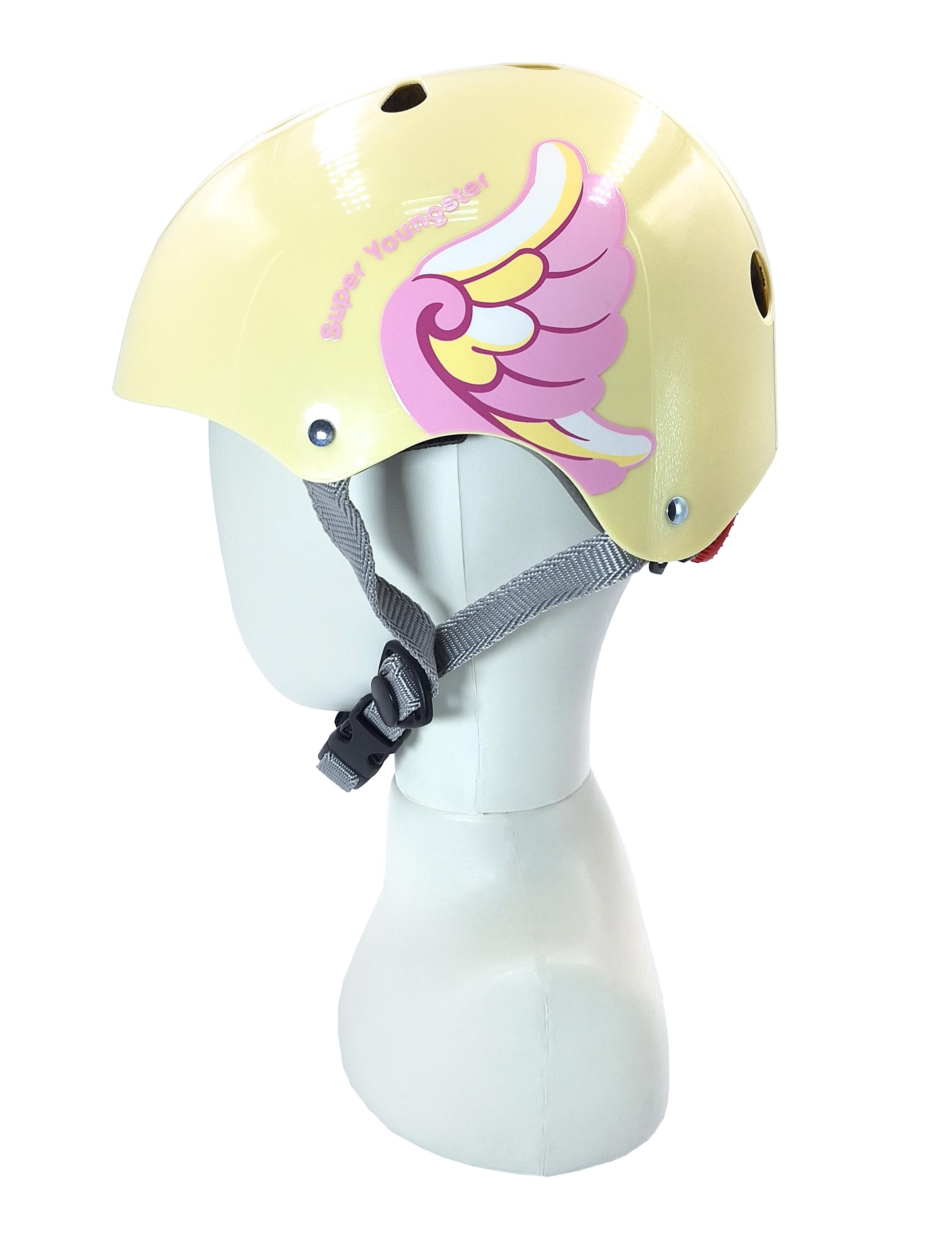 Комплект дитячий шолом та захист Yongkang GB24429-2009 Крила S Жовтий (G0001964) - фото 4 Комплект дитячий шолом та захист Yongkang GB24429-2009 Крила S Жовтий (G0001964) - фото 4