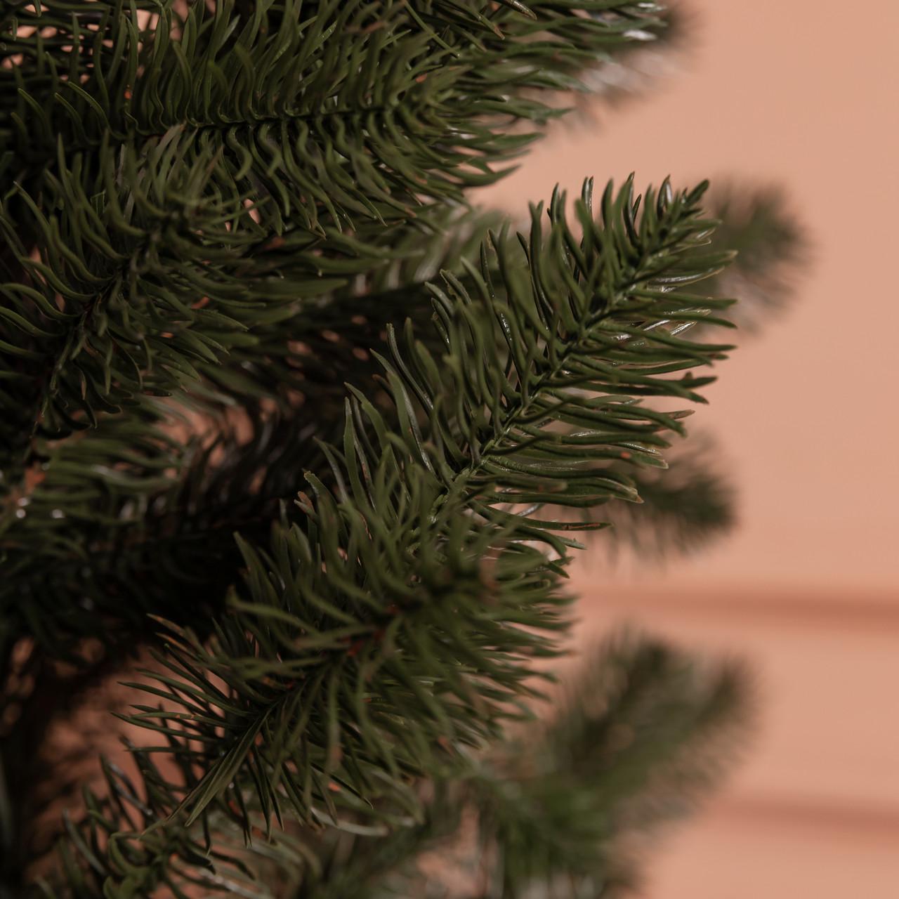 Штучна ялинка лита SOK-M-D-5 на пластиковій підставці 150 см Зелений (30123460) - фото 2