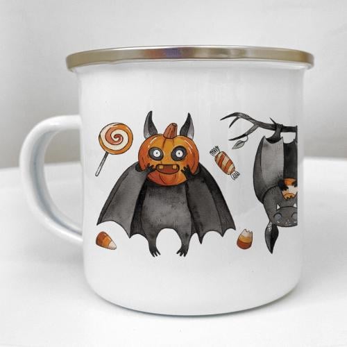 Кружка металлическая Camper Забавные летучие мыши 250 мл (KRM_23S163)