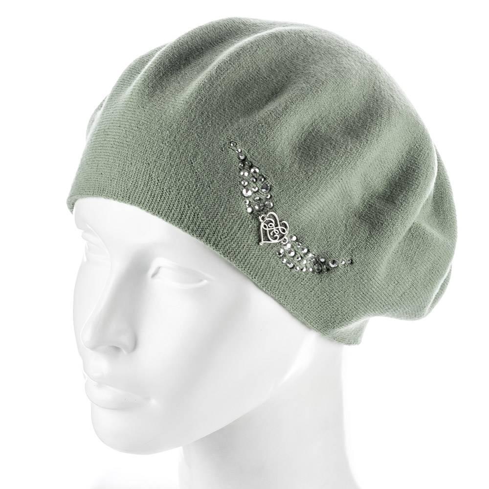 Берет женский Zolly ZH185 двойной Фисташковый