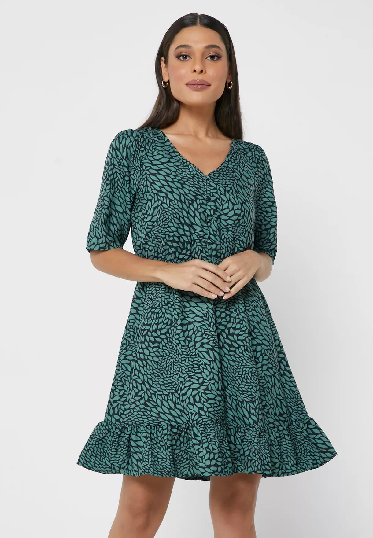 Платье женское Only 15250222 XS Зеленый