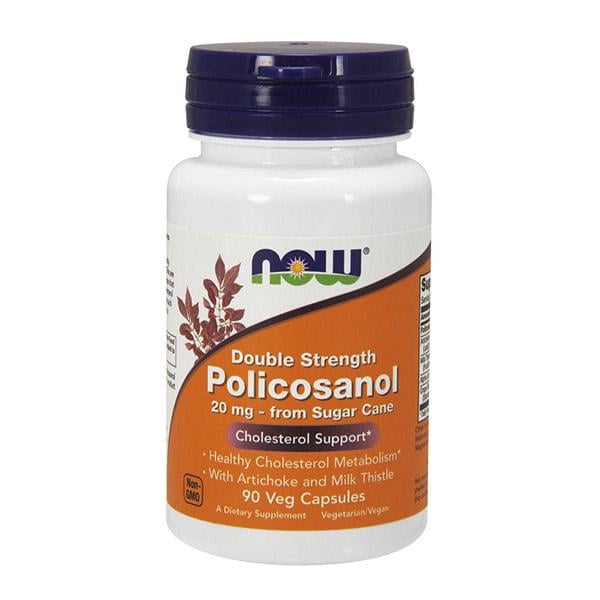 Поликозанол с артишоком и расторопшей NOW Policosanol 20 mg 90 вер. капс.