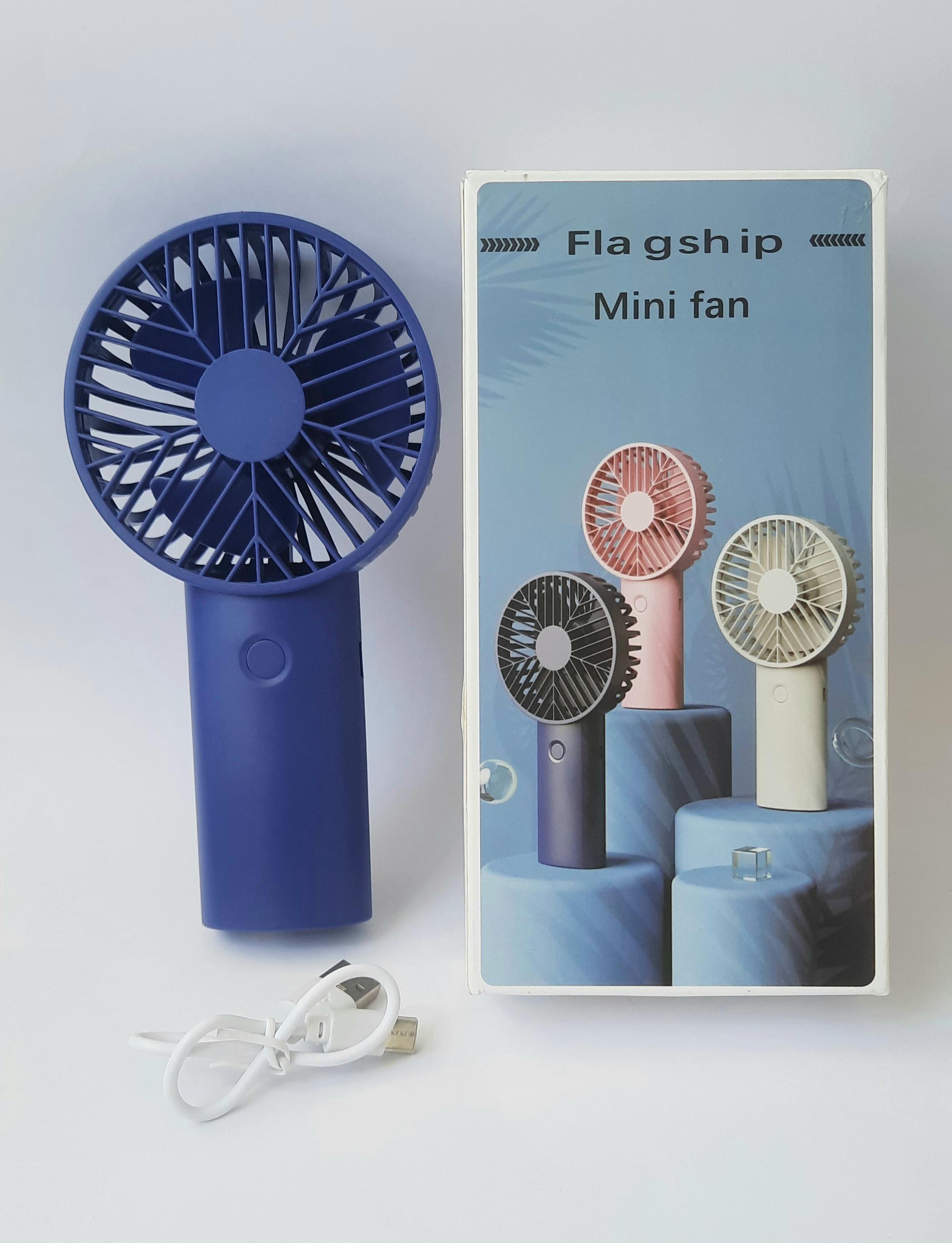 Вентилятор Fan акумуляторний Синій (A10-10) - фото 5