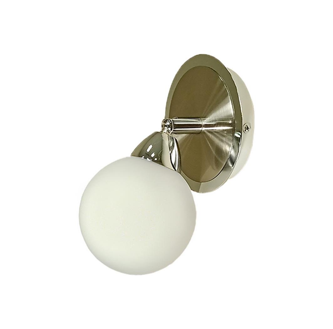 Бра Levistella 761X100 CR Модерн со стеклянным плафоном Хром/Белый (2090760081)