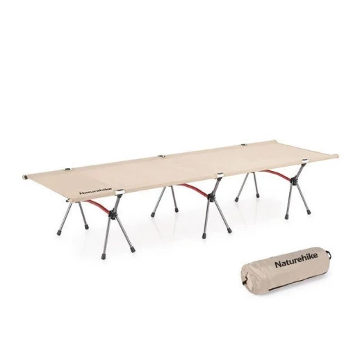 Туристичне ліжко складане Naturehike NH20JJ009 алюміній Бежевий (2616992937)