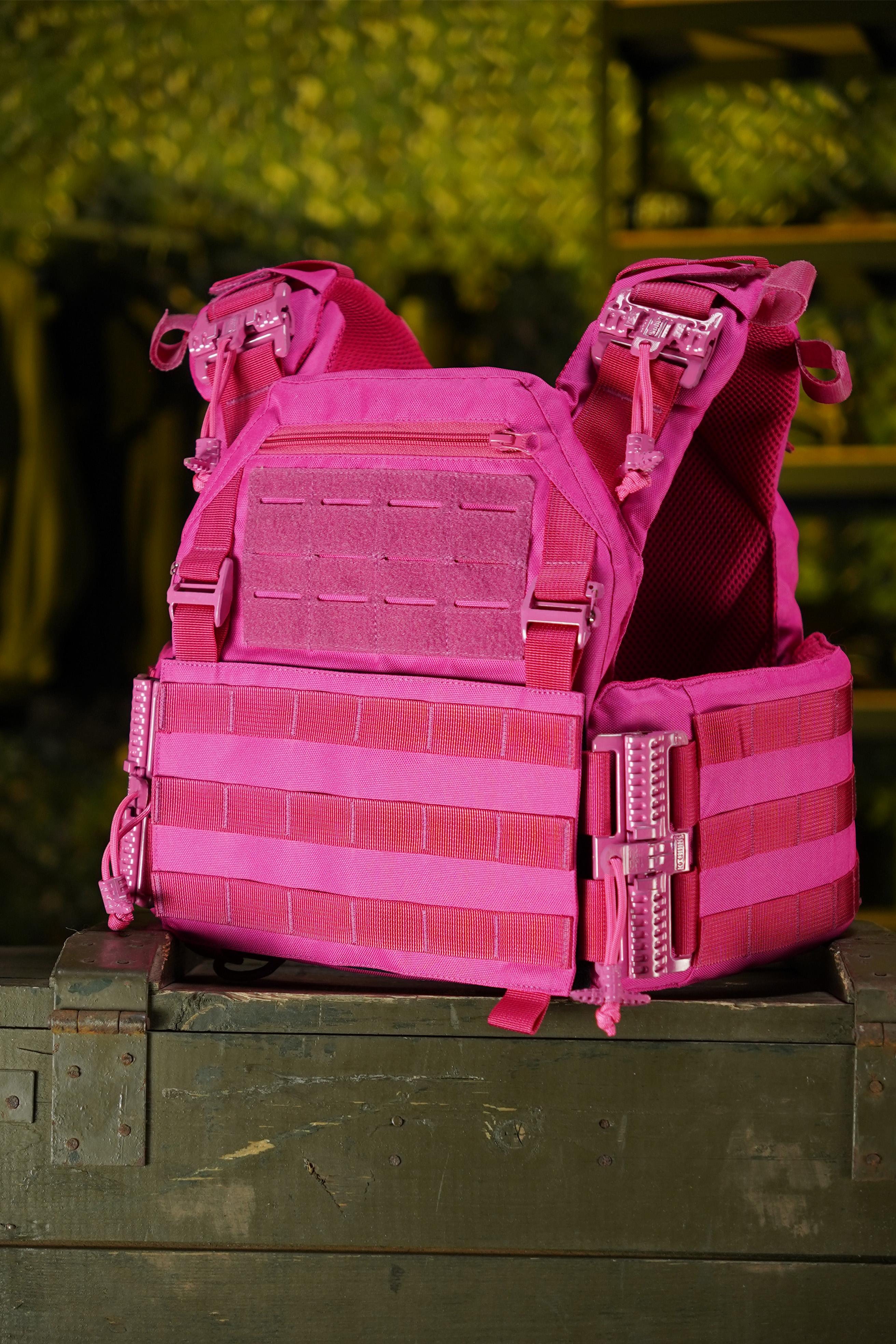 Плитоноска Kiborg GU Gen.2 с системой MOLLE Oxford 600D Розовый - фото 11