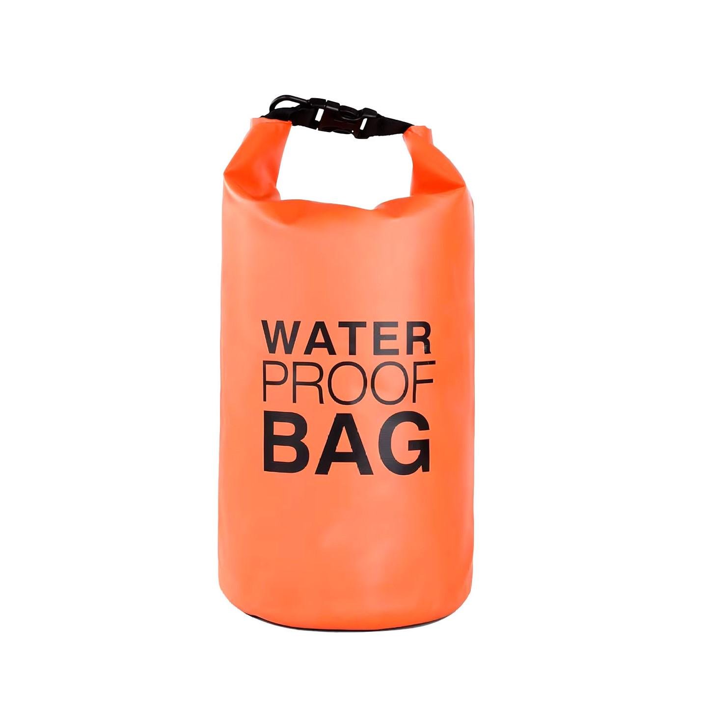 Гермомешок туристический водонепроницаемый 2 л Оранжевый (12863)