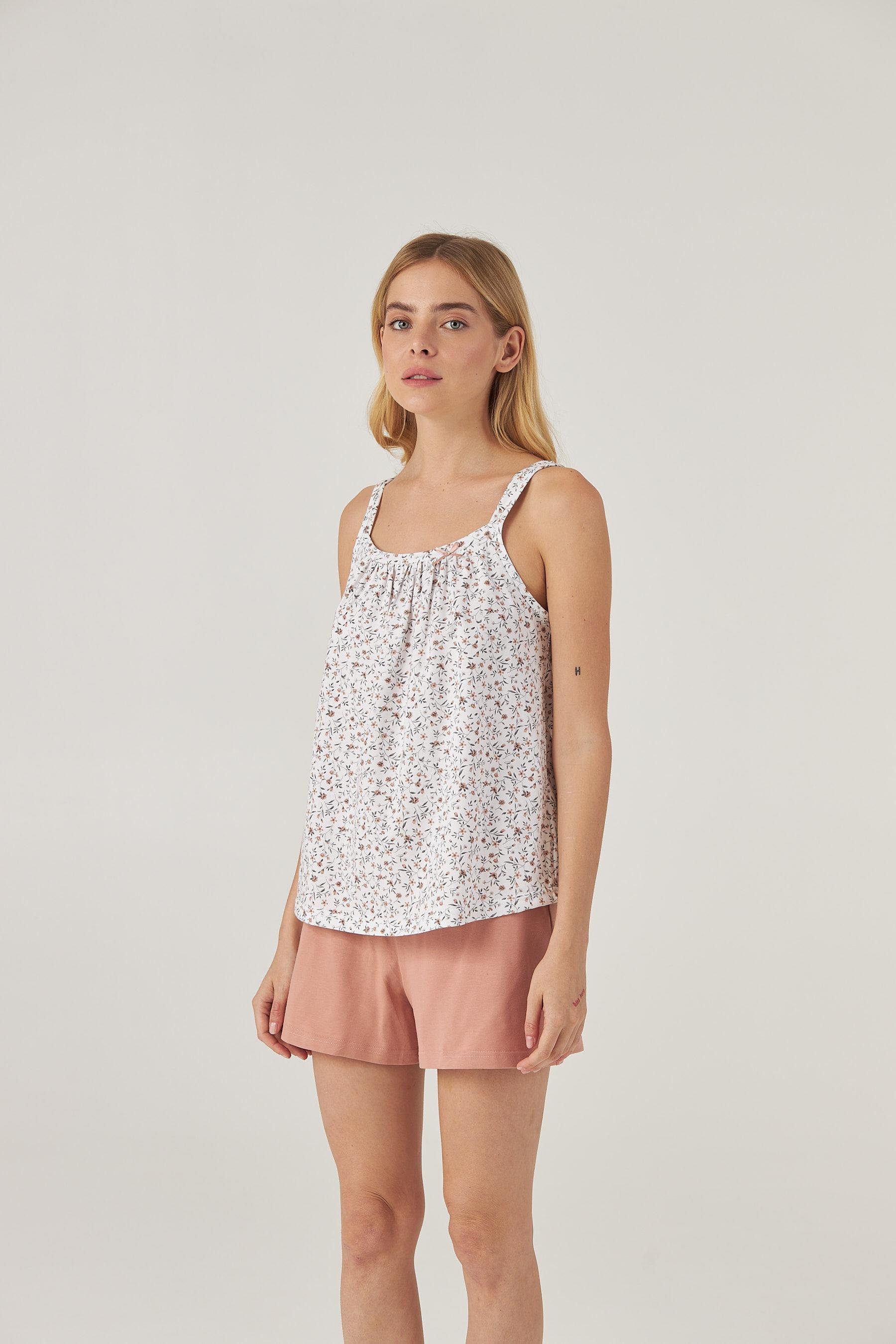 Пижама женская Ellen Meadow LPK 4170/10/01 S Пильная роза