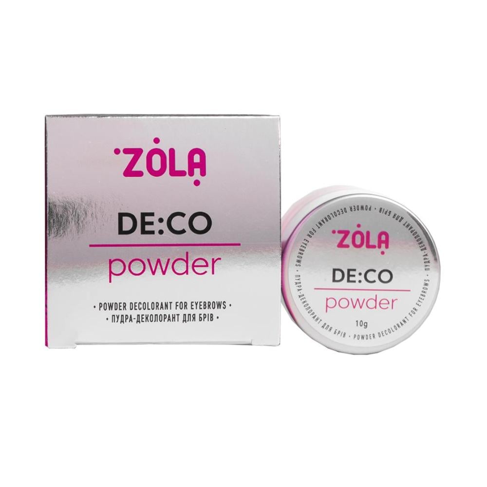 Пудра-деколорант для бровей Zola DE:CO Powder 10 г Белый