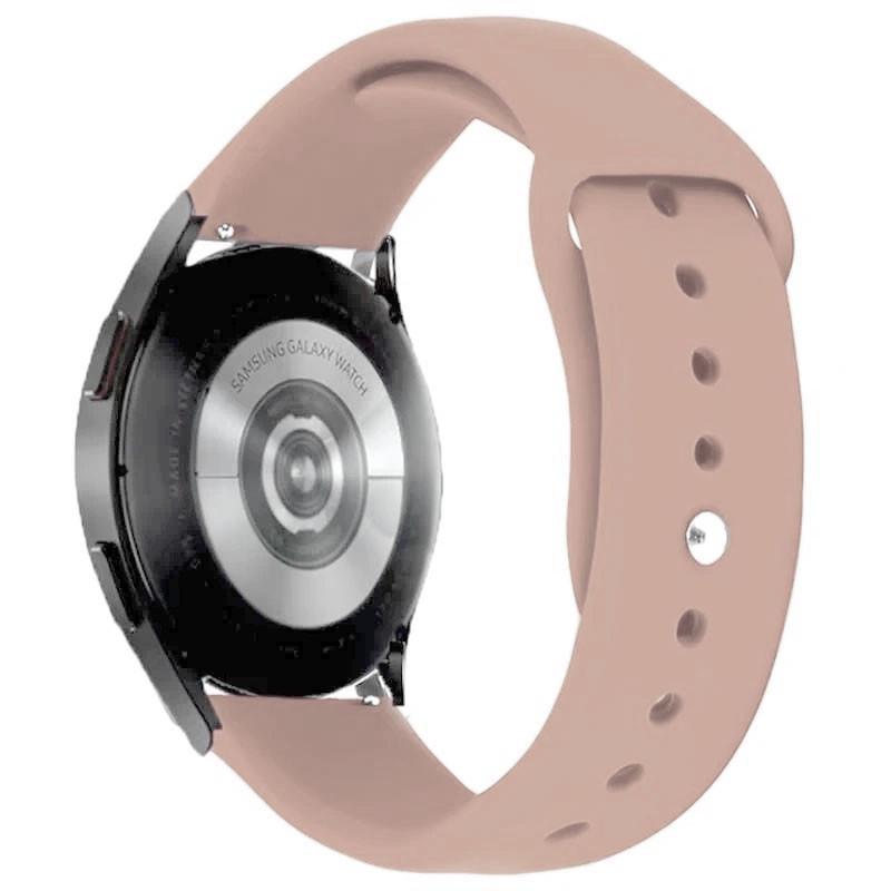 Ремінець силіконовий Sport для Smart Watch 20 мм Рожевий/Pink Sand (00000068670_30)
