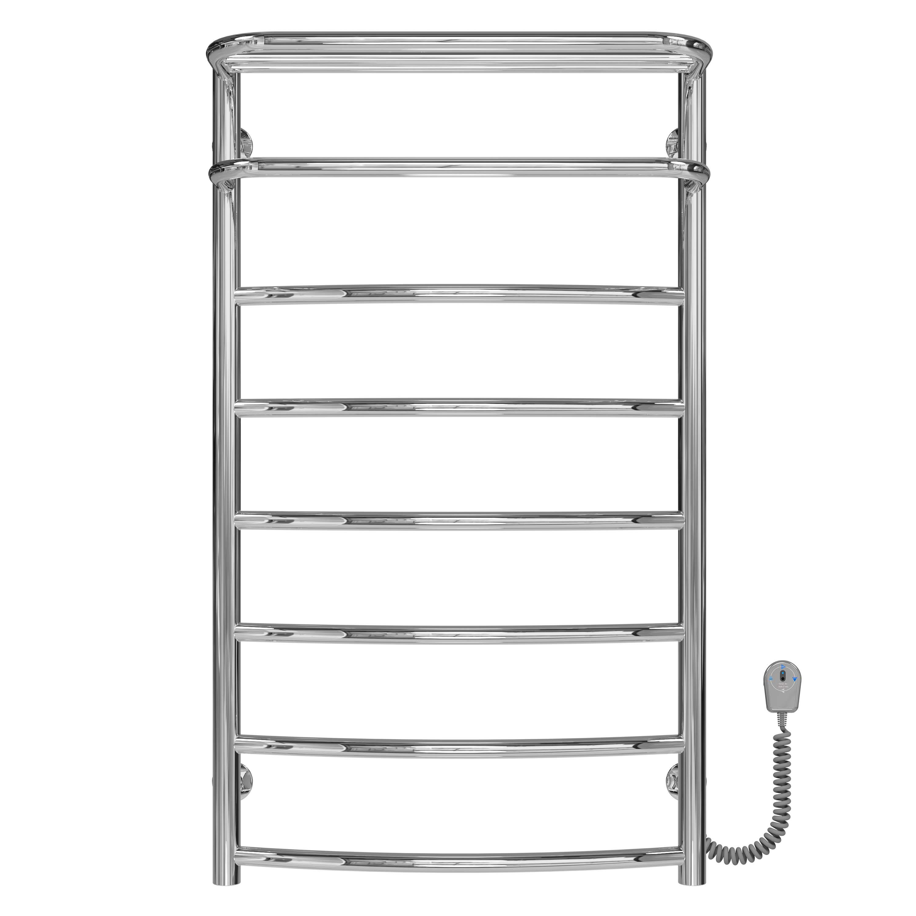 Полотенцесушитель электрический Deffi Отель П8 EF16 правое подключение нержавеющая сталь 500х900 мм Хром (C.OD.90.50.8.E.C.R.5)