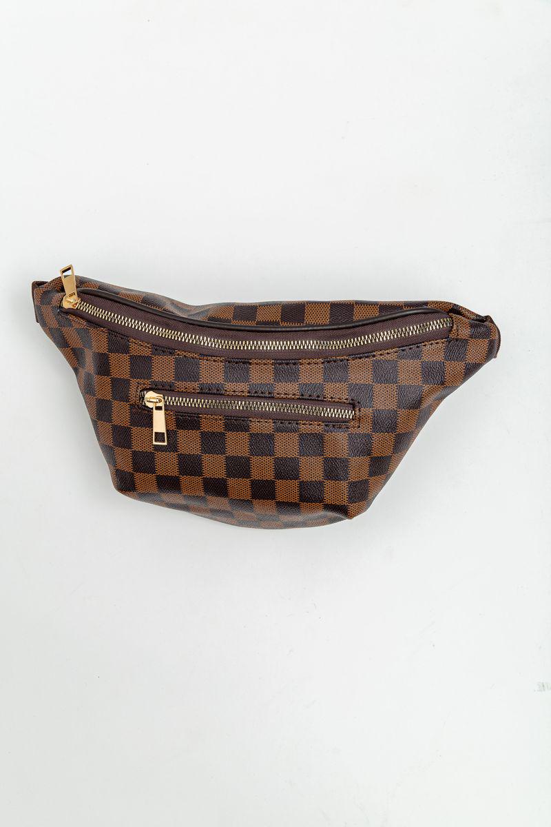 Сумка-бананка Ager 131R822-5 Коричневий (У1121268c46s802)