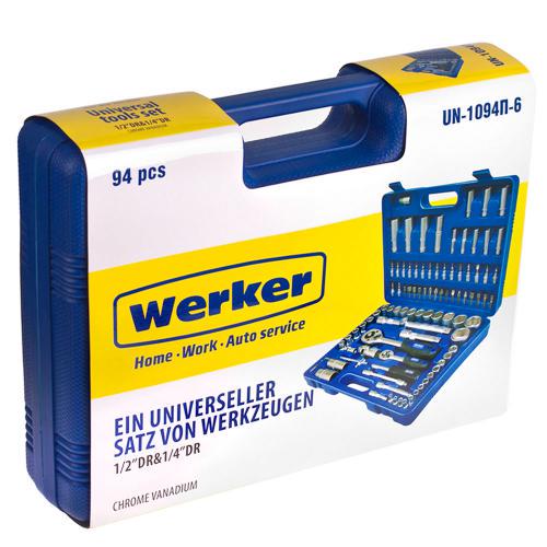 Набор инструмента Werker 1/4 &1/2" 94 пр. (UN-1094П-6) - фото 5