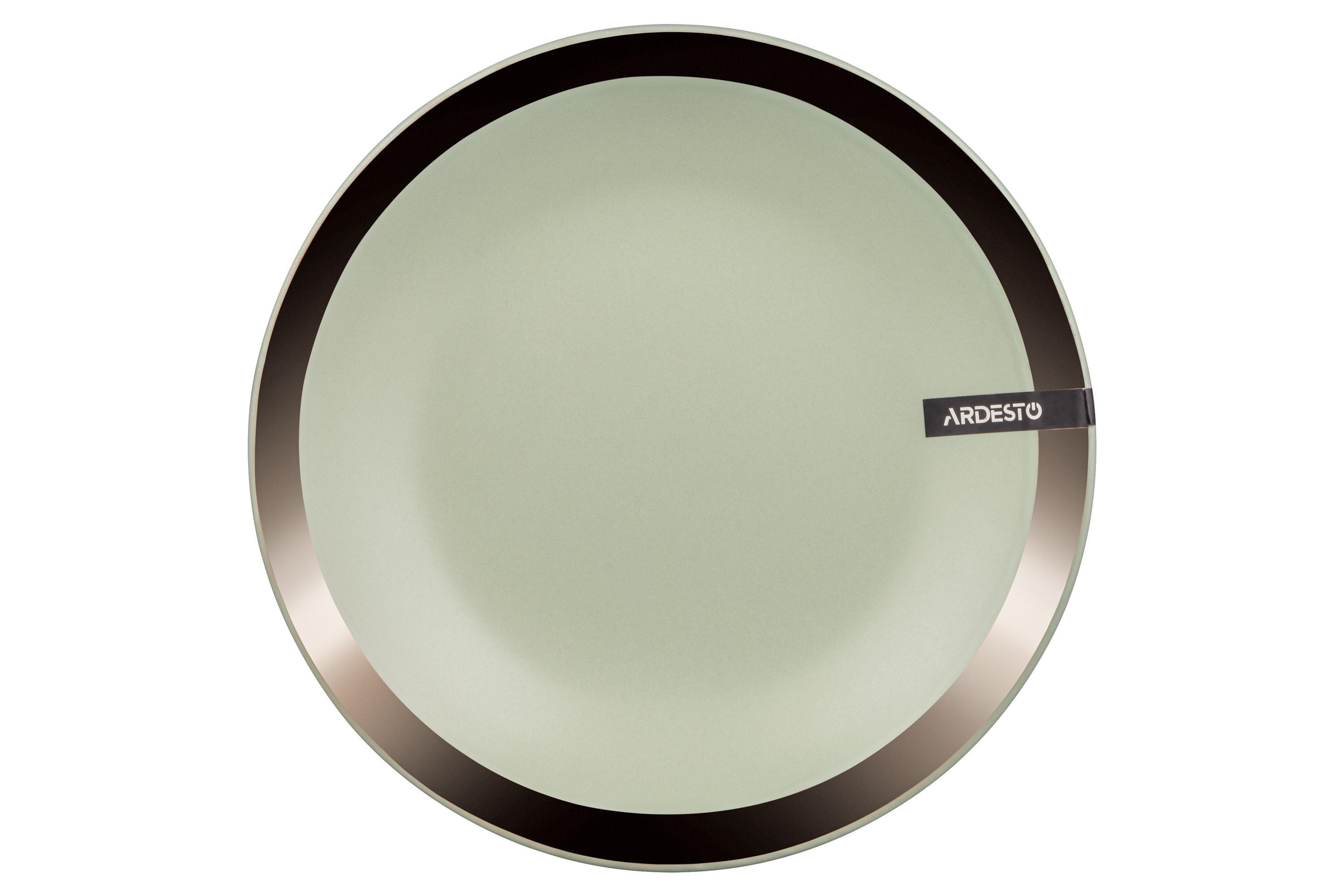 Тарелка десертная Ardesto Liguria керамика 19 см Green Bay