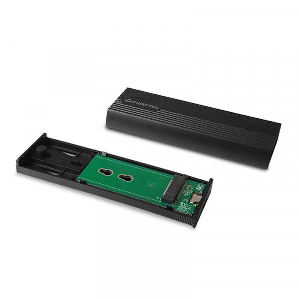 Корпус для SSD Chieftec CEB-M2C-TL Black (12133292) - фото 2