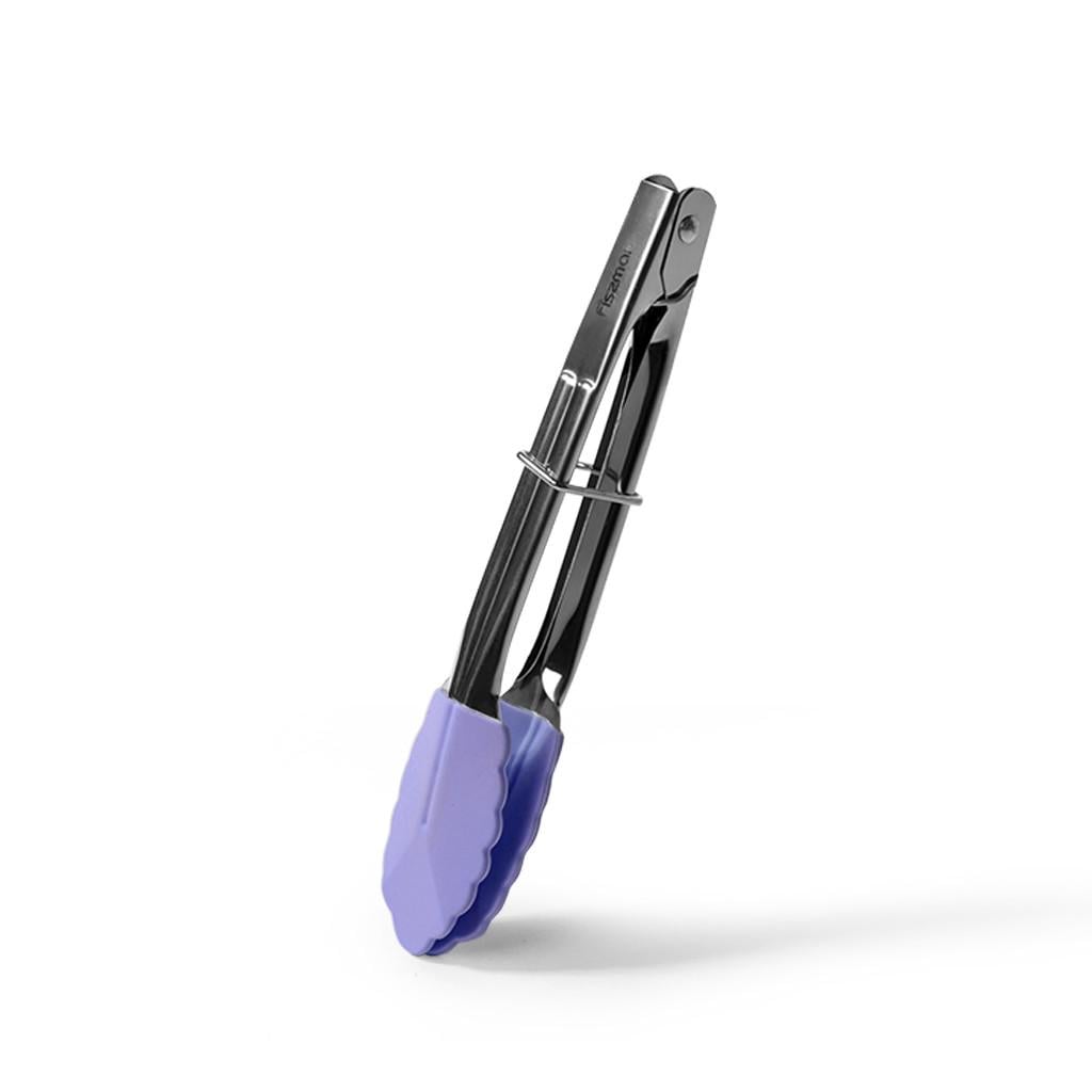 Щипцы с силиконовыми наконечниками Fissman 18x3,5x2,5 см из нержавеющей стали Сиреневый (PR-7718.2.TG) Щипцы с силиконовыми наконечниками Fissman 18x3,5x2,5 см из нержавеющей стали Сиреневый (PR-7718.2.TG)