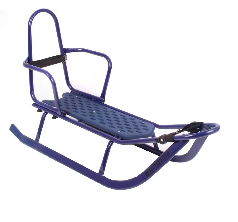 Санки Piccolino со спинкой Синий