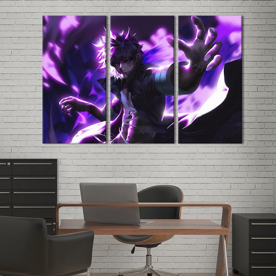 Модульная картина триптих Даби герой аниме 156x100 см (696-31)