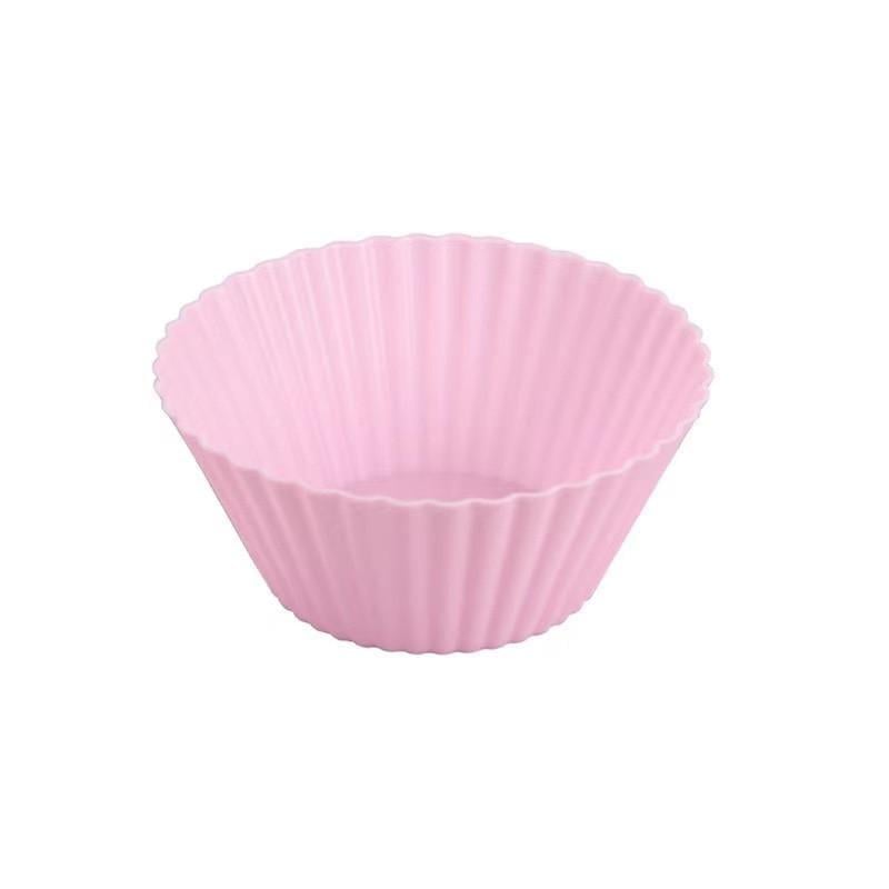 Форма для кекса круглая силиконовая 7х3,4 см 1 шт. Светло-розовый (ХК0734о09) Форма для кекса круглая силиконовая 7х3,4 см 1 шт. Светло-розовый (ХК0734о09)