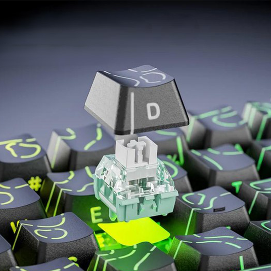 Клавиатура игровая attack shark X68 HE 8000HZ на магнитных светильниках Черно-белый (26484175) - фото 2 Клавиатура игровая attack shark X68 HE 8000HZ на магнитных светильниках Черно-белый (26484175) - фото 2