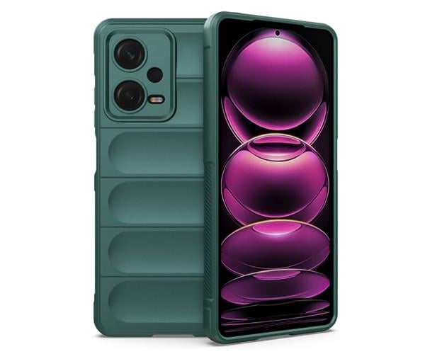 Чехол-накладка Ricco Phantom Shield для Xiaomi Redmi Note 12 5G с защитой при падении, Зелёный