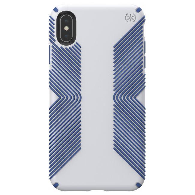 Чехол бампер протиударний Speck Presidio Grip 117124-7569 для Iphone X/XS Microchip Grey/Ballpoint Blue