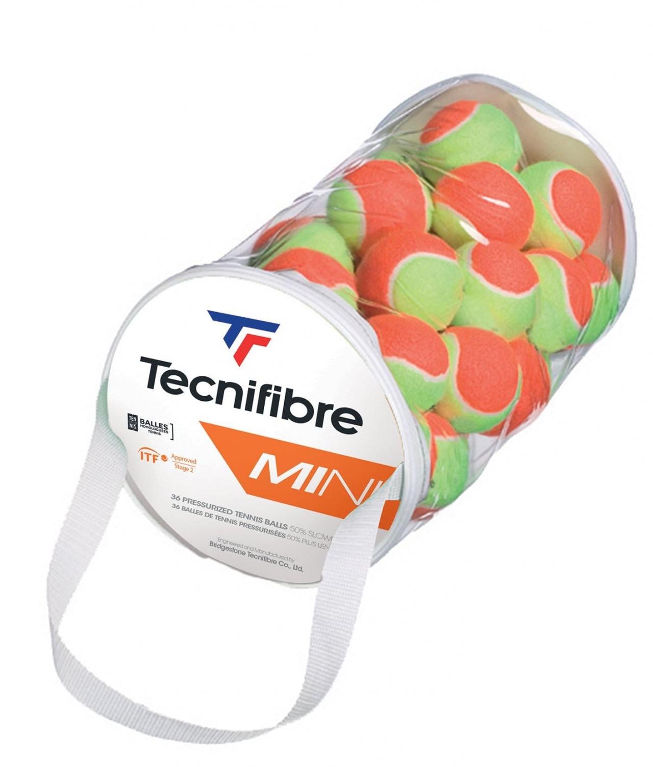 Мячи для тенниса Tecnifibre Mini Tennis 36 шт. Orange