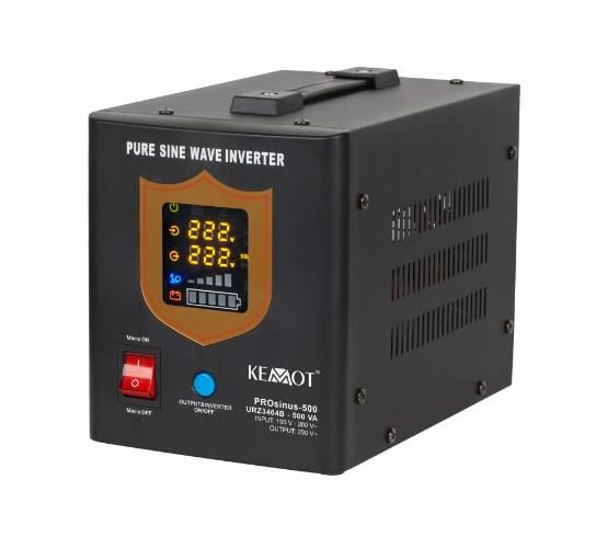 Джерело безперебійного живлення Kemot PROsinus-500 з правильною синусоїдою 12 V 500 VA 300 W (1112)