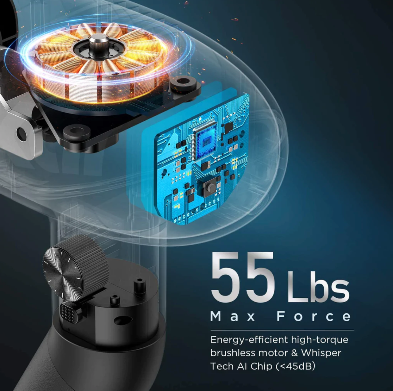 Пистолет для глубокого массажа мышц Urikar Pro 2 с подогревом - фото 5 Пистолет для глубокого массажа мышц Urikar Pro 2 с подогревом - фото 5